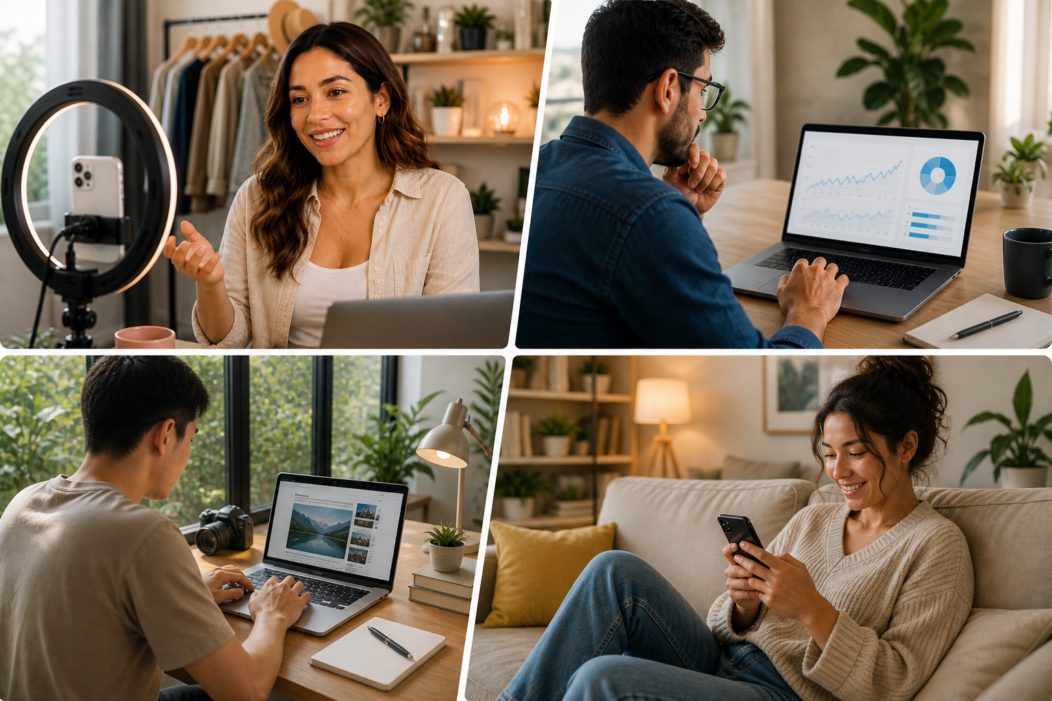Affiliate marketers, content creators, and digital audiences